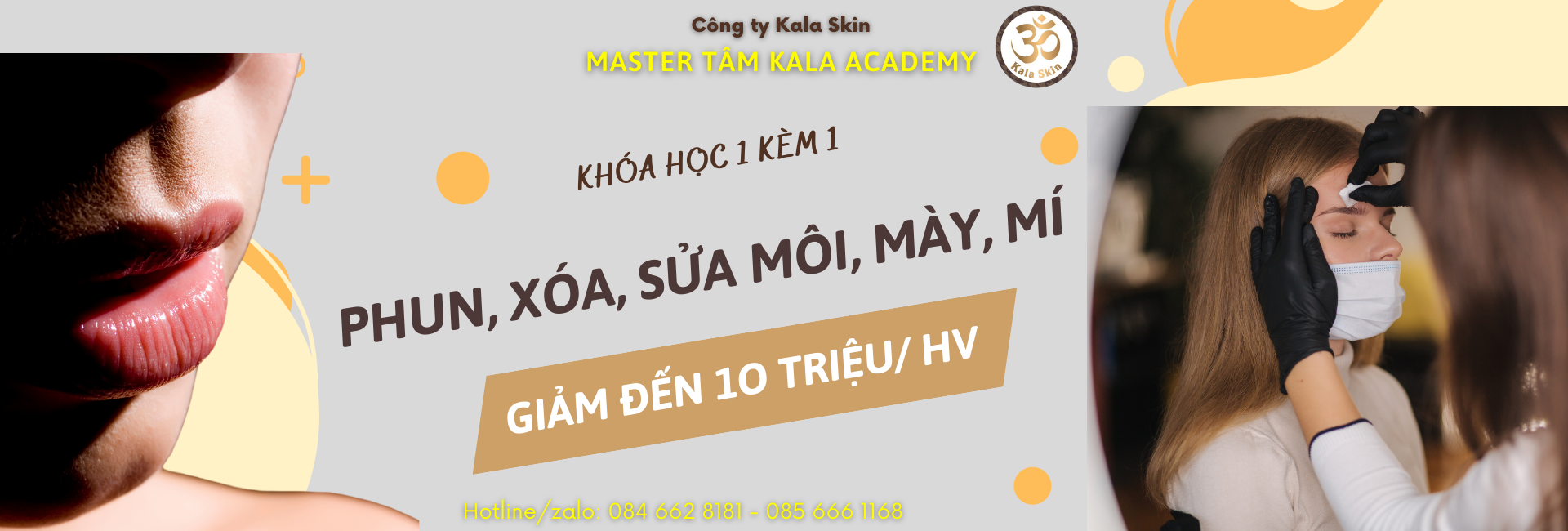 Đào tạo nghề phun xăm thẩm mỹ